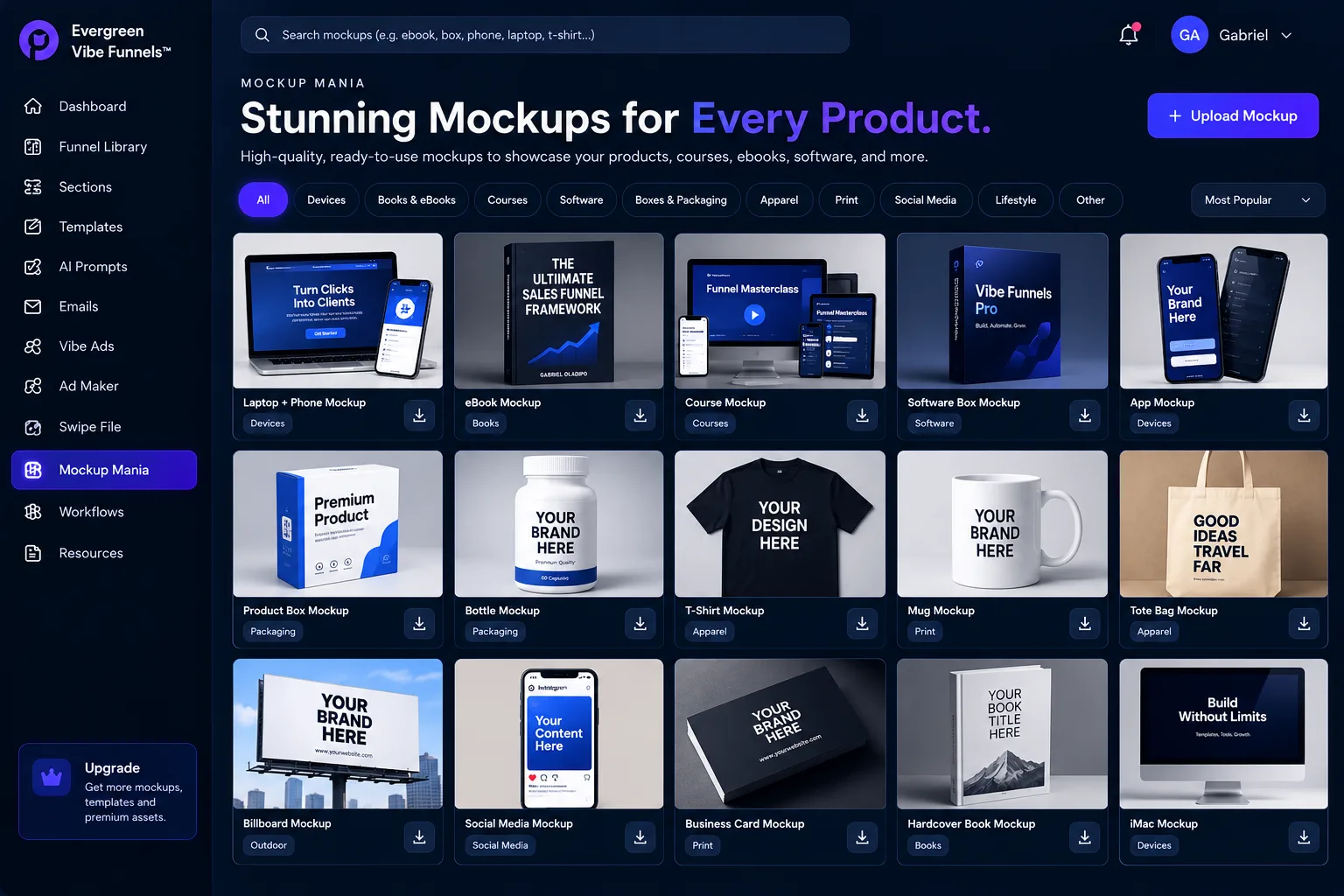Mockup Mania — product mockup collection